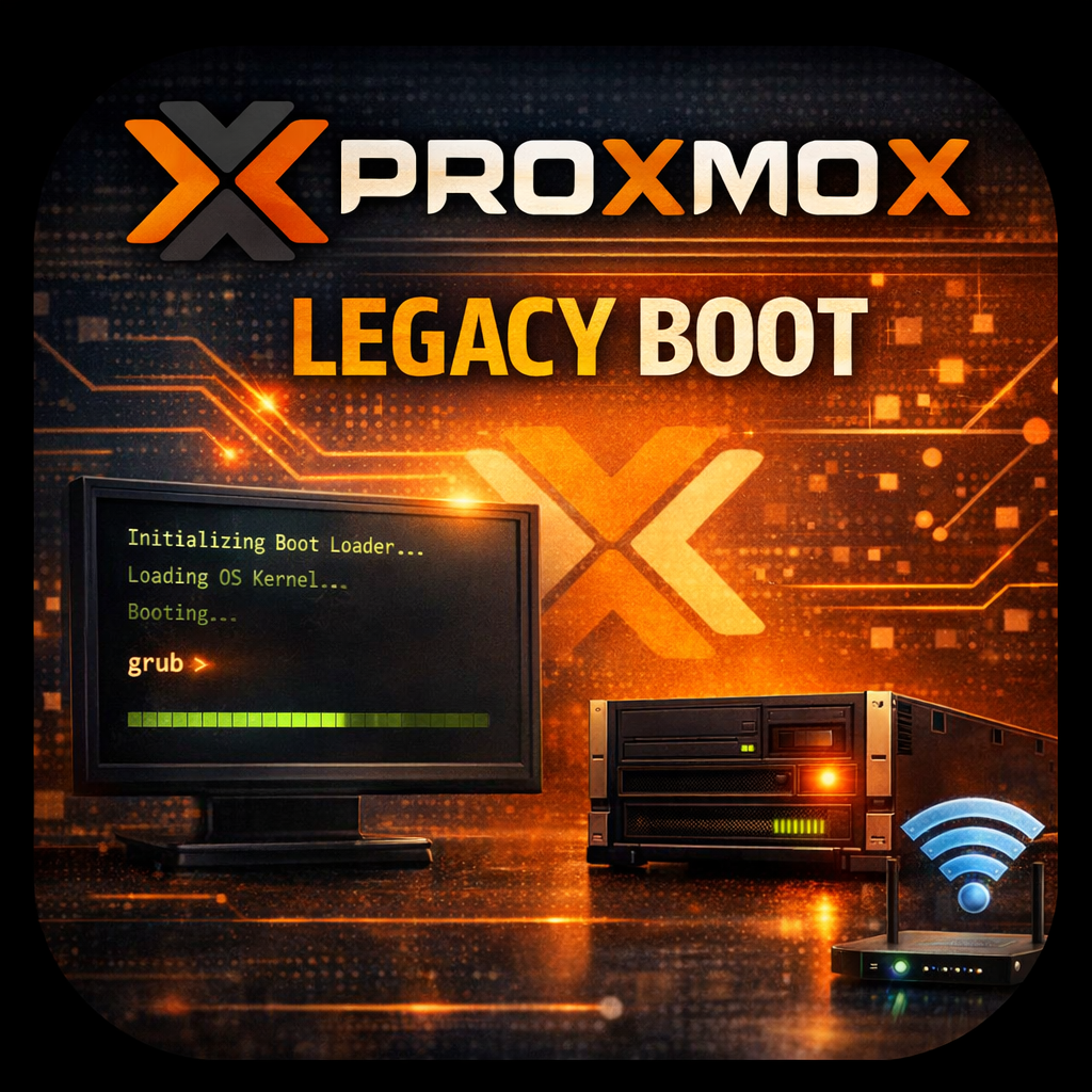 Installing Proxmox with legacy boot