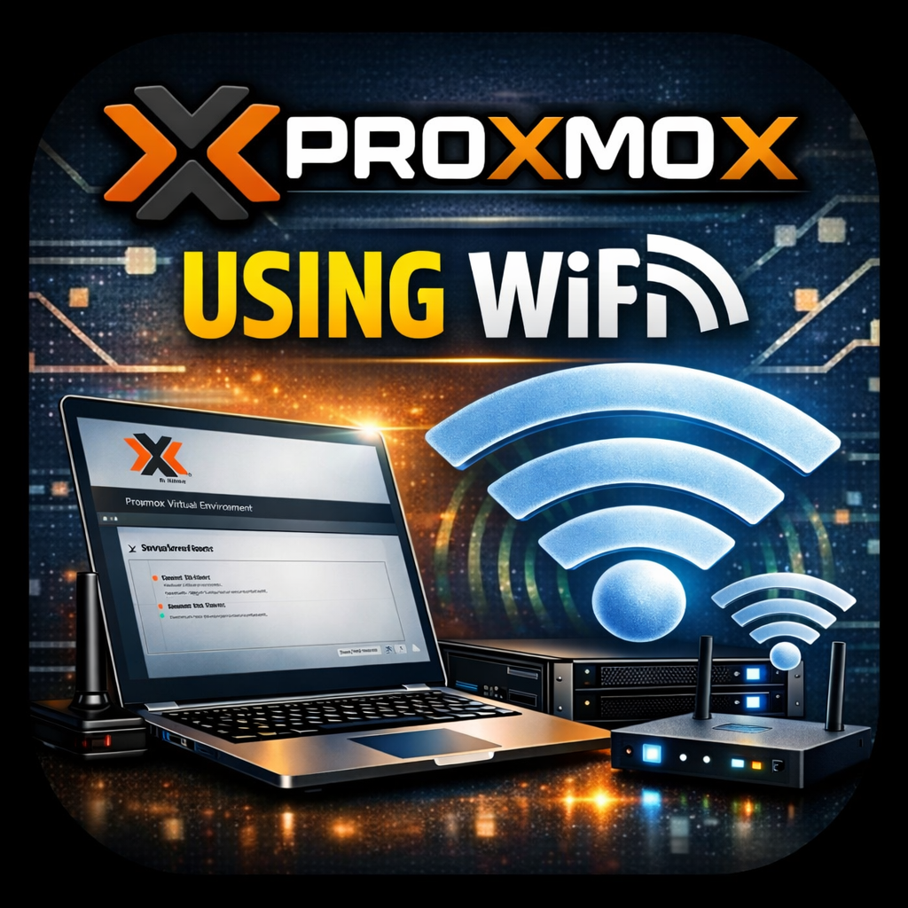 Using Proxmox over WiFi